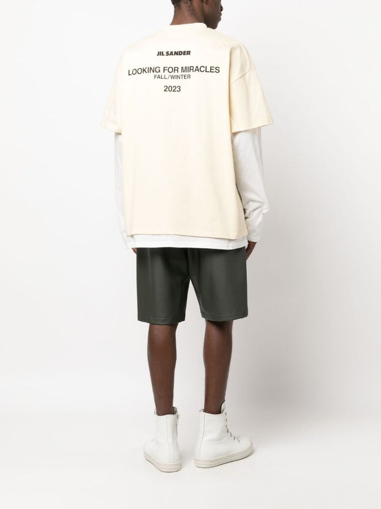 Yellow Double-layered T-shirt