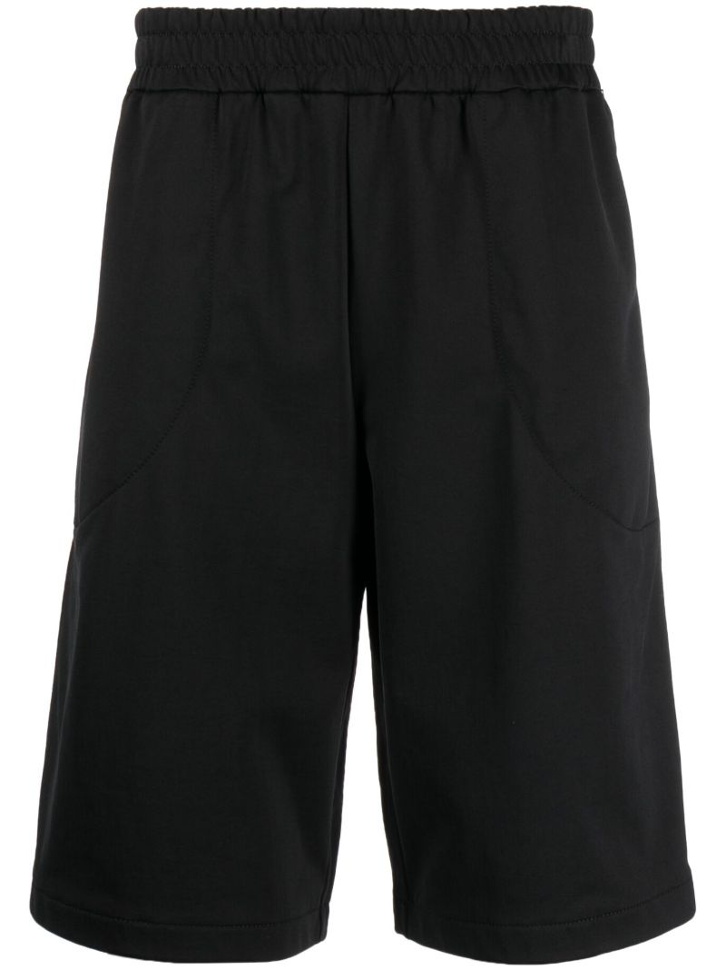 Black Knee-length Shorts