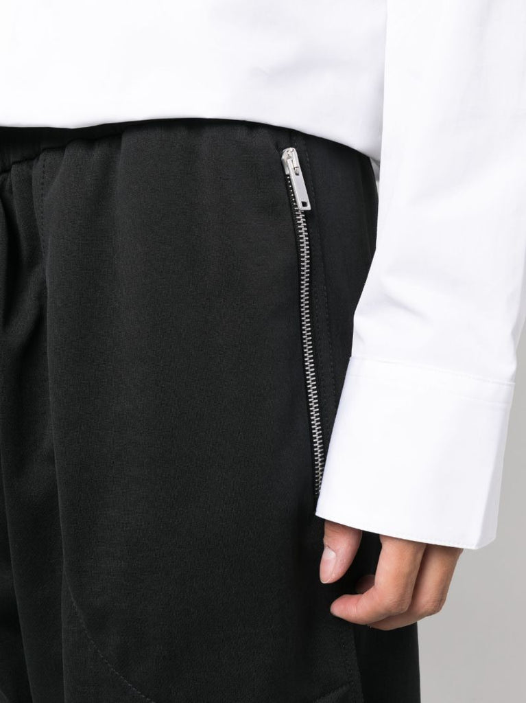 Black Knee-length Shorts