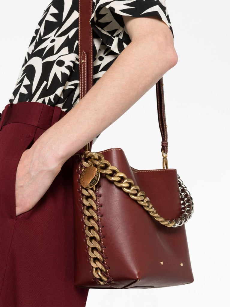 Red Frayme Tote Bag