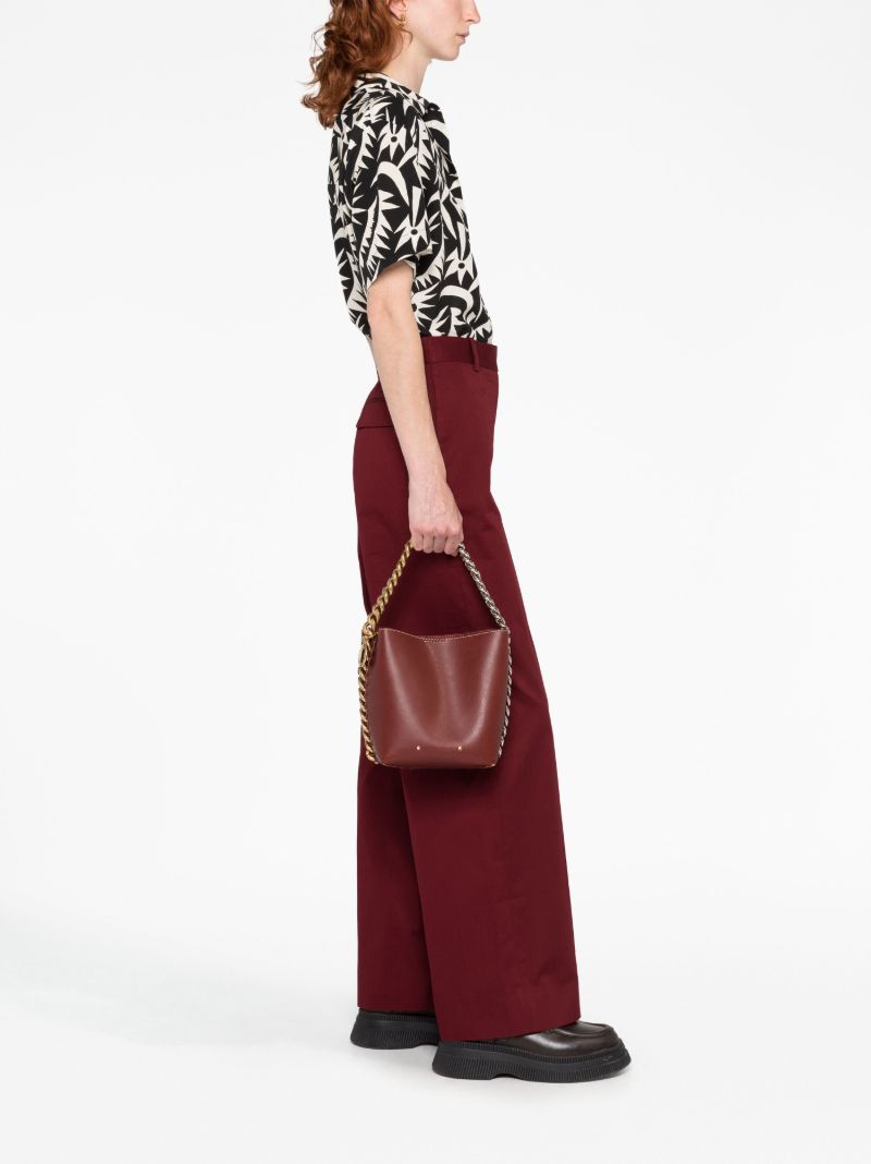 Red Frayme Tote Bag