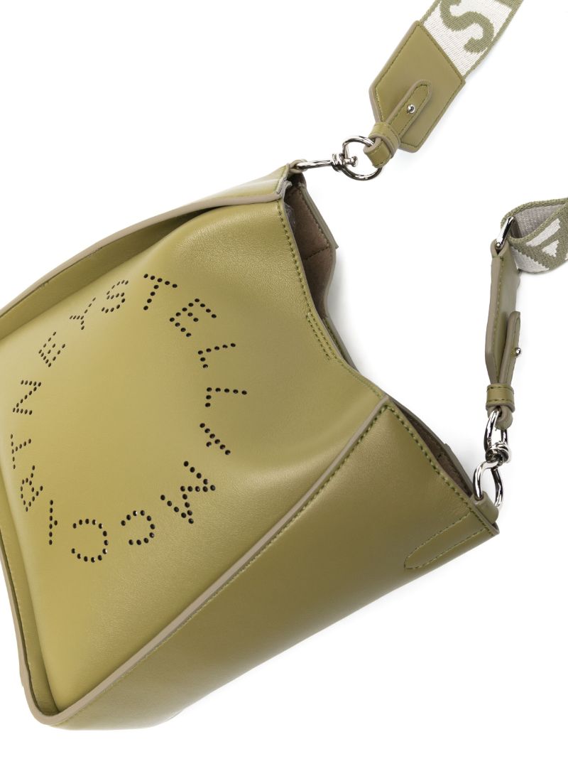 Green Logo Shoulder Bag