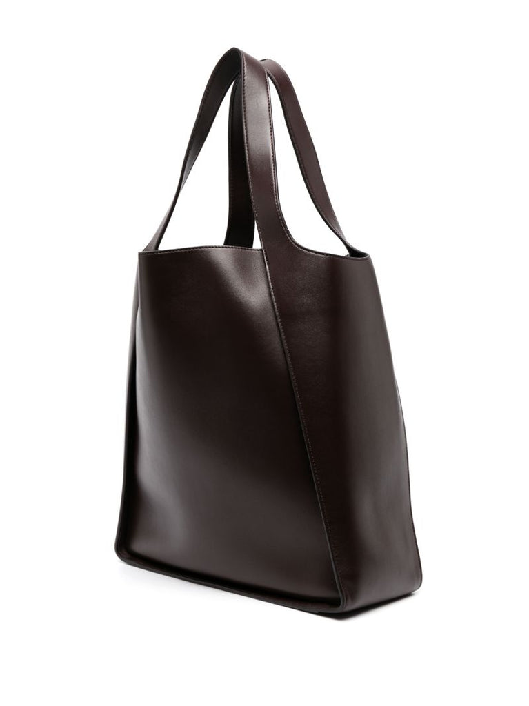 Brown Stella Logo Medium Tote Bag