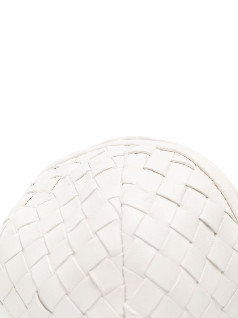 White Mini Mava Leather Cross Body Bag