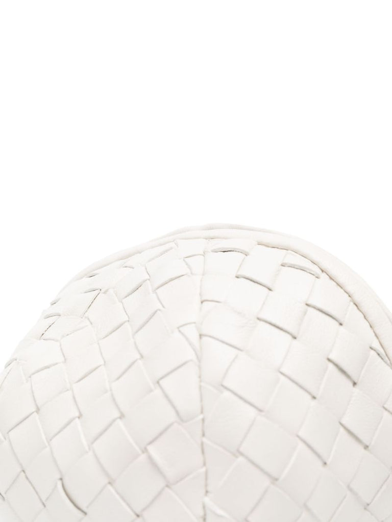 White Mini Mava Leather Cross Body Bag