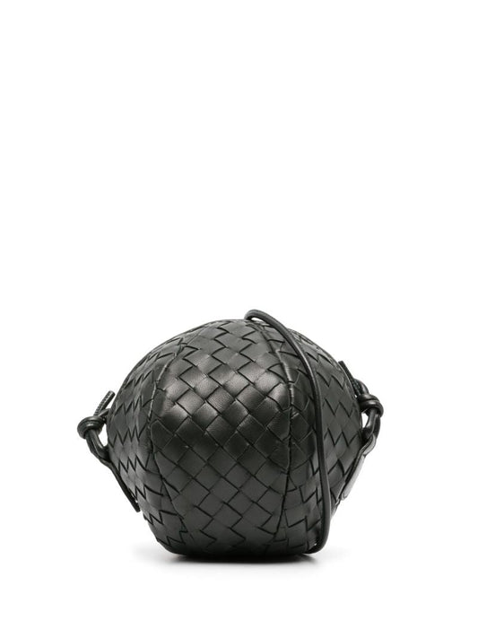 Green Mava Leather Top Handle Bag