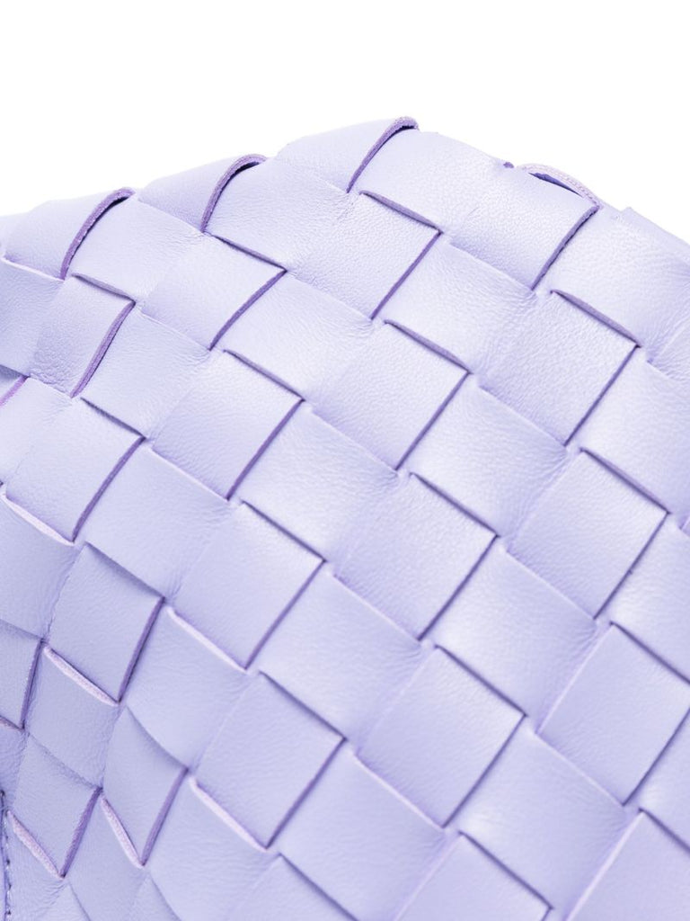 Purple Mini Sardine Top Handle Bag