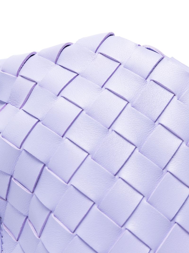 Purple Mini Sardine Top Handle Bag