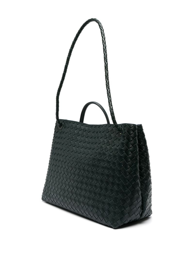 Green Andiamo Leather Tote Bag