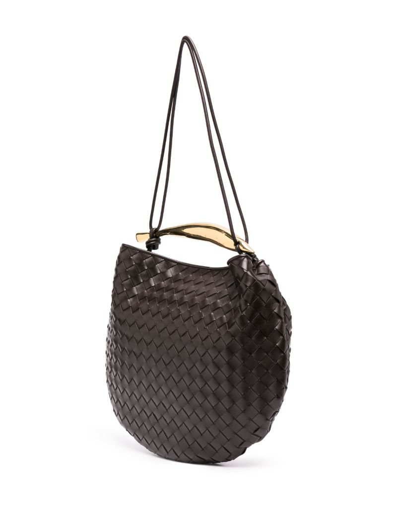 Brown Medium Sardine Top Handle Bag