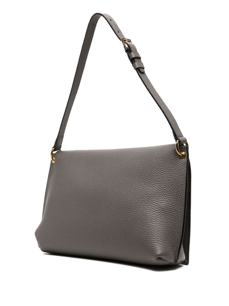 Grey Alix Medium Leather Shoulder Bag