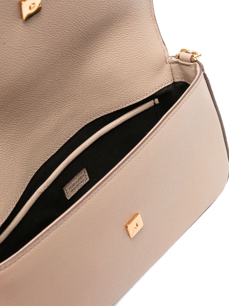 Neutral Tf Leather Cross Body Bag