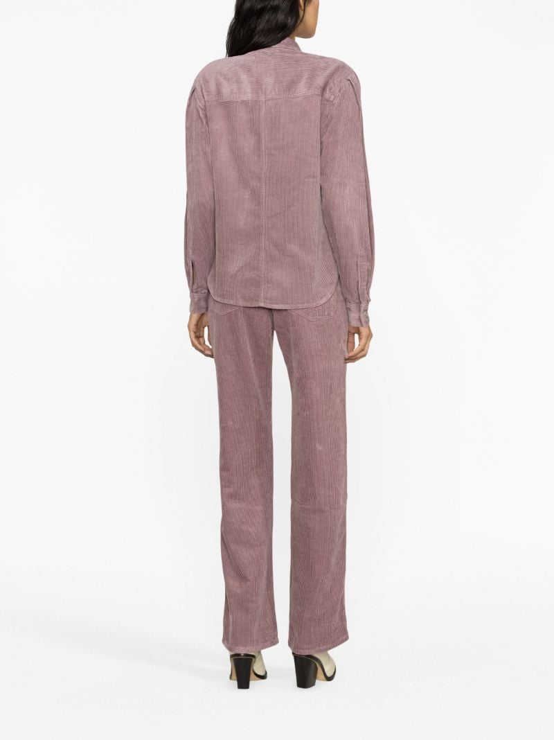 Purple Renata Corduroy Shirt