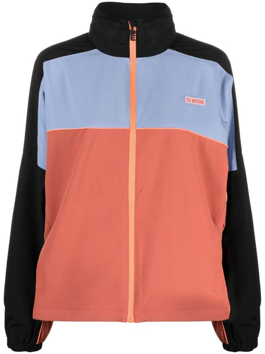 Black Pipeline Colour Block Jacket