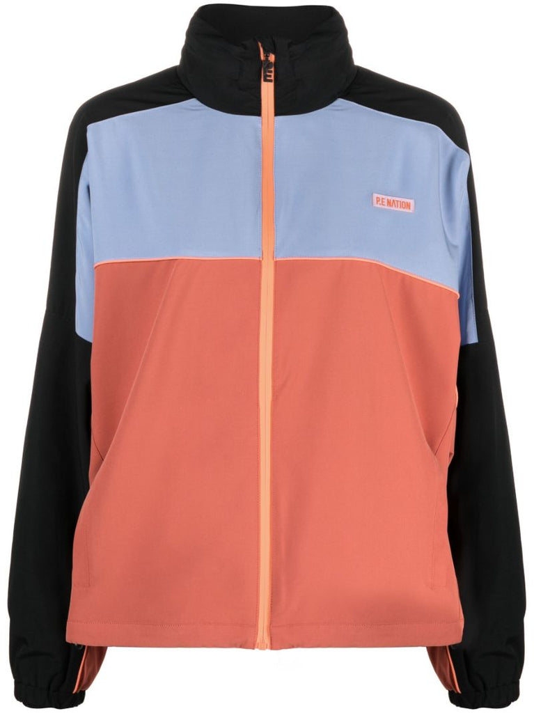 Black Pipeline Colour Block Jacket