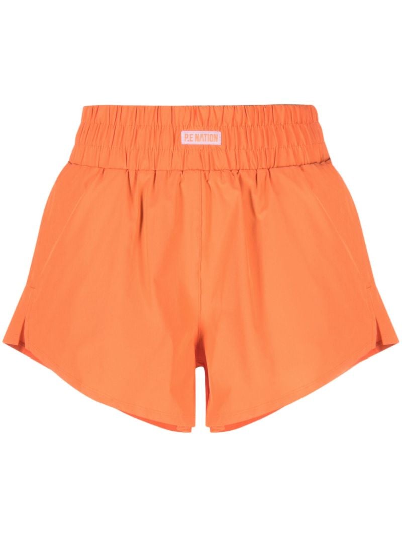 Orange Oakmont Running Shorts