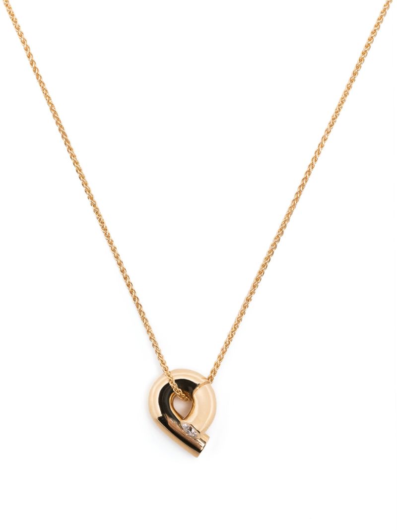 18k Yellow Gold Oera Diamond Necklace