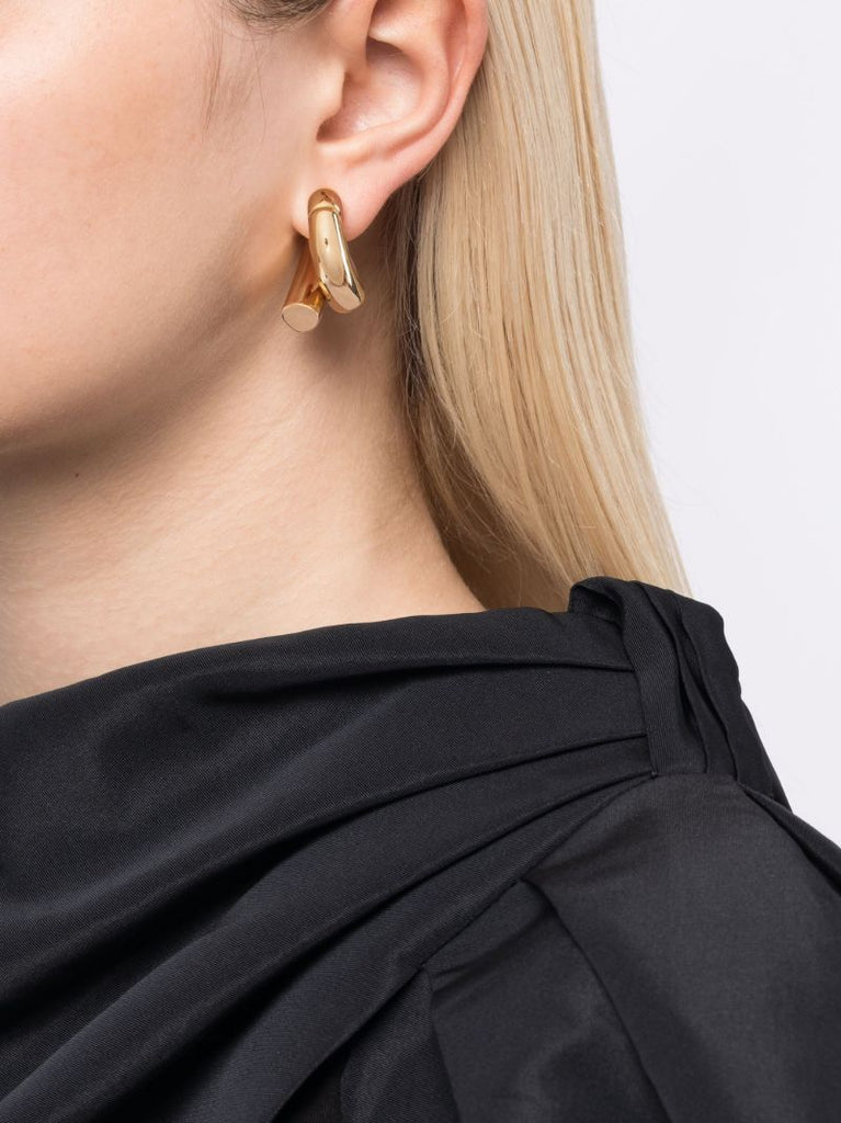 18k Yellow Gold Oera Hoop Earrings