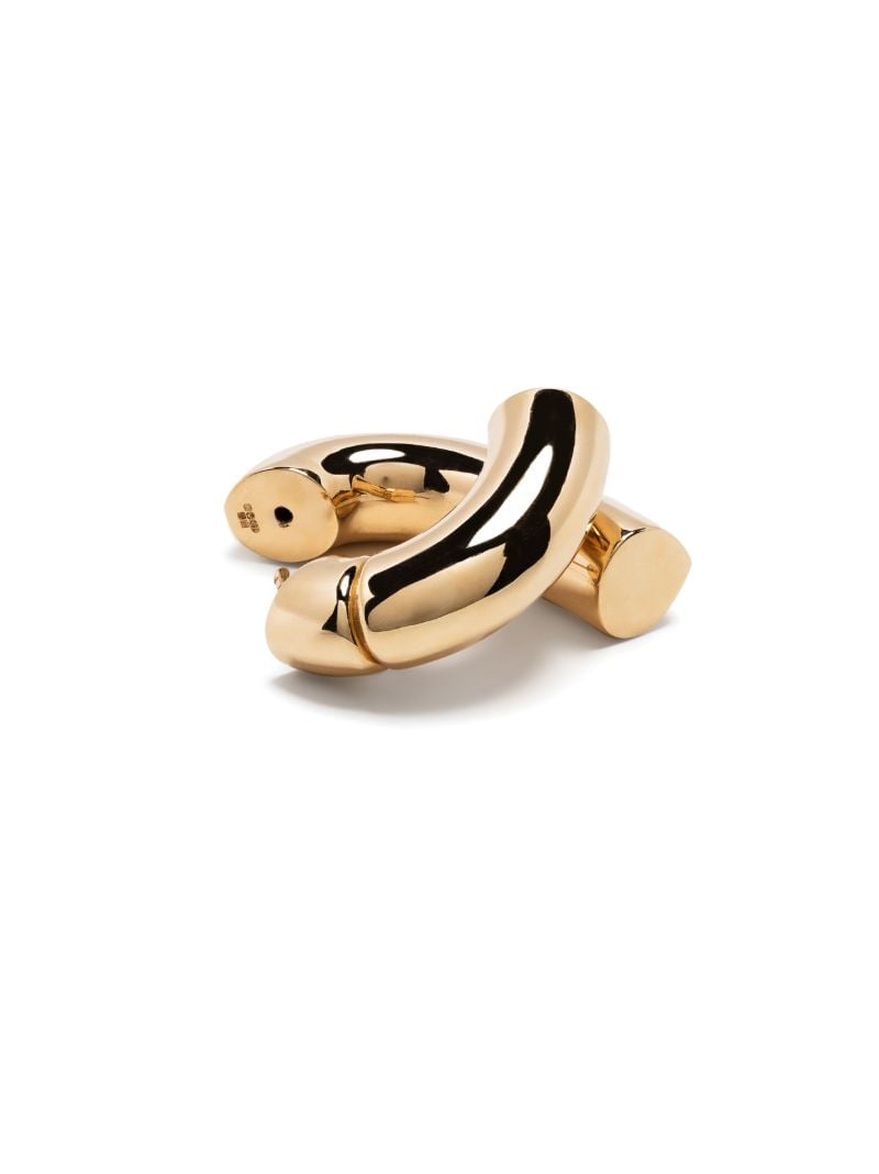 18k Yellow Gold Oera Hoop Earrings