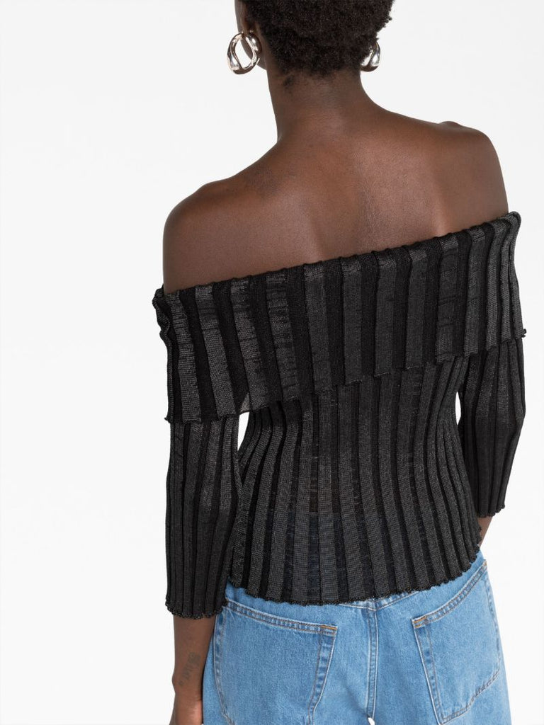 Black Long Sleeve Top