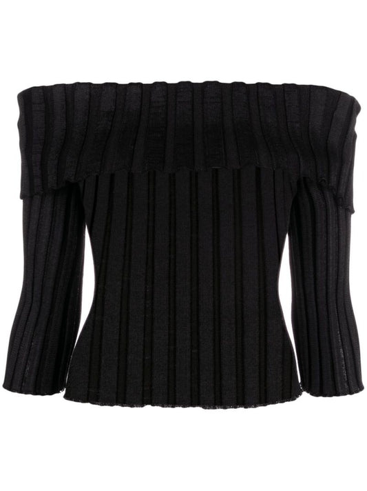 Black Long Sleeve Top