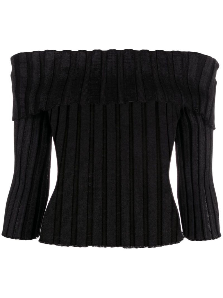 Black Long Sleeve Top