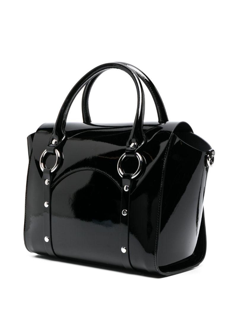 Black Betty Medium Patent Leather Tote Bag