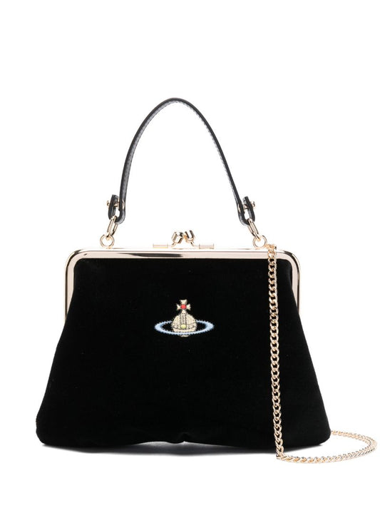 Black Granny Frame Mini Bag