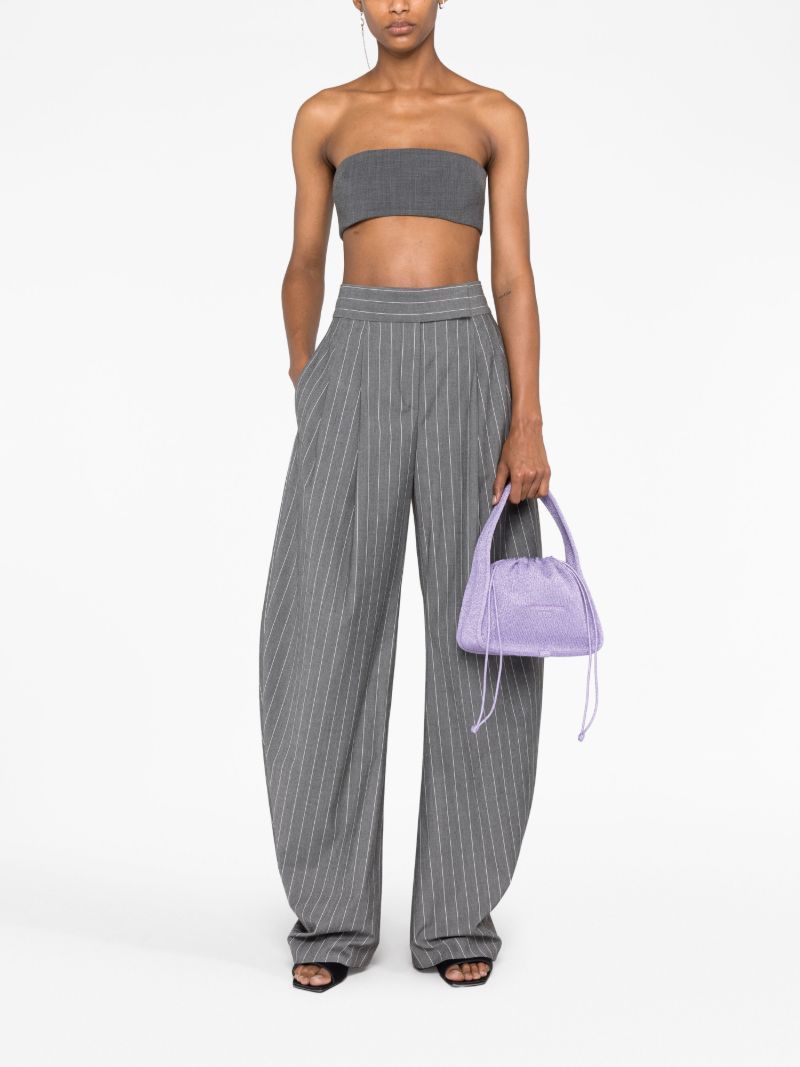 Purple Ryan Ribbed-knit Mini Bag