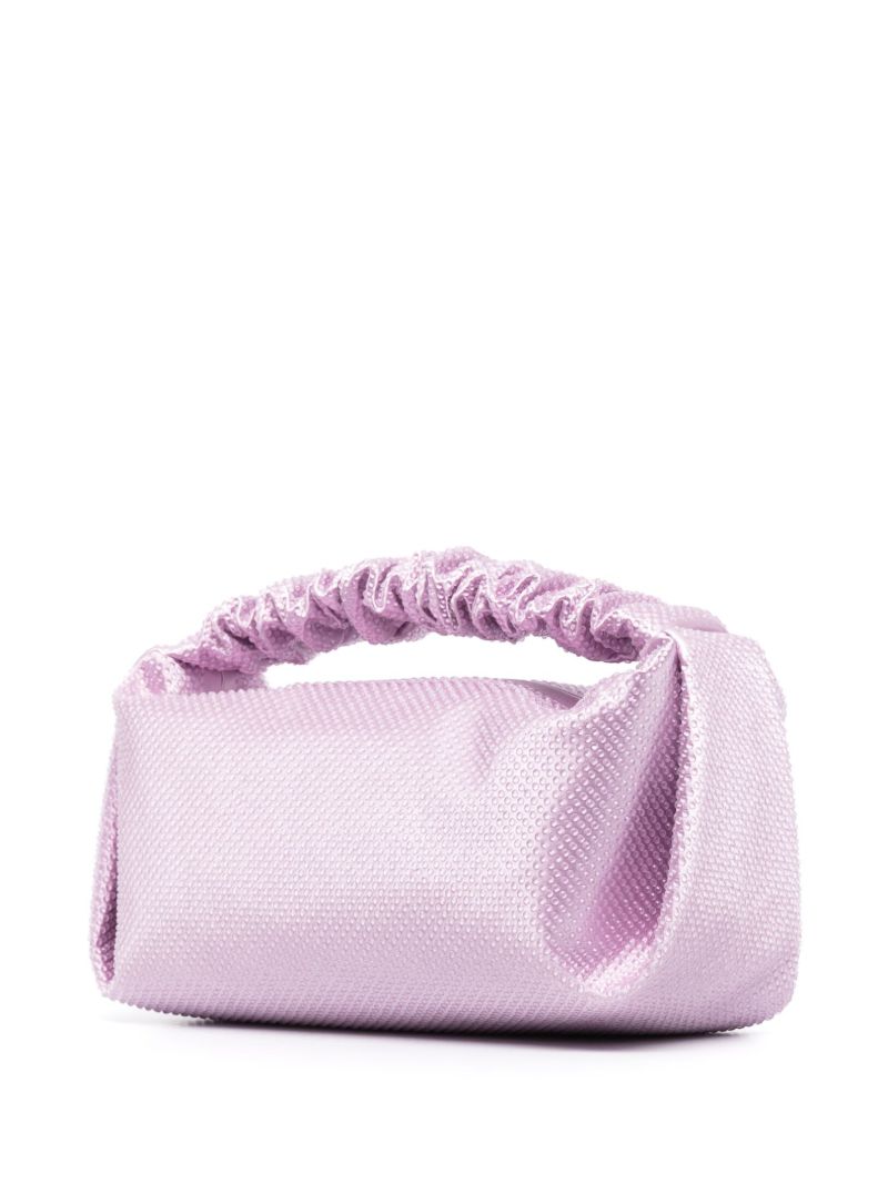 Purple Scrunchie Crystal Mini Bag