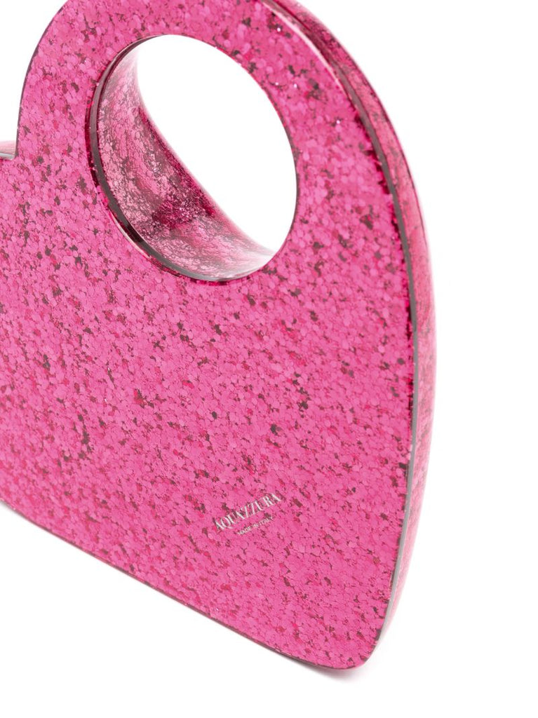 Pink Heart Shimmering Clutch
