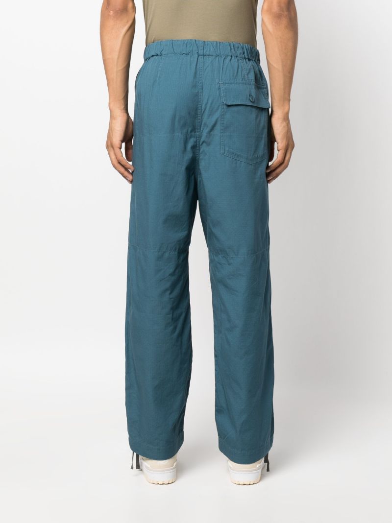 Blue Takibi Straight-leg Trousers