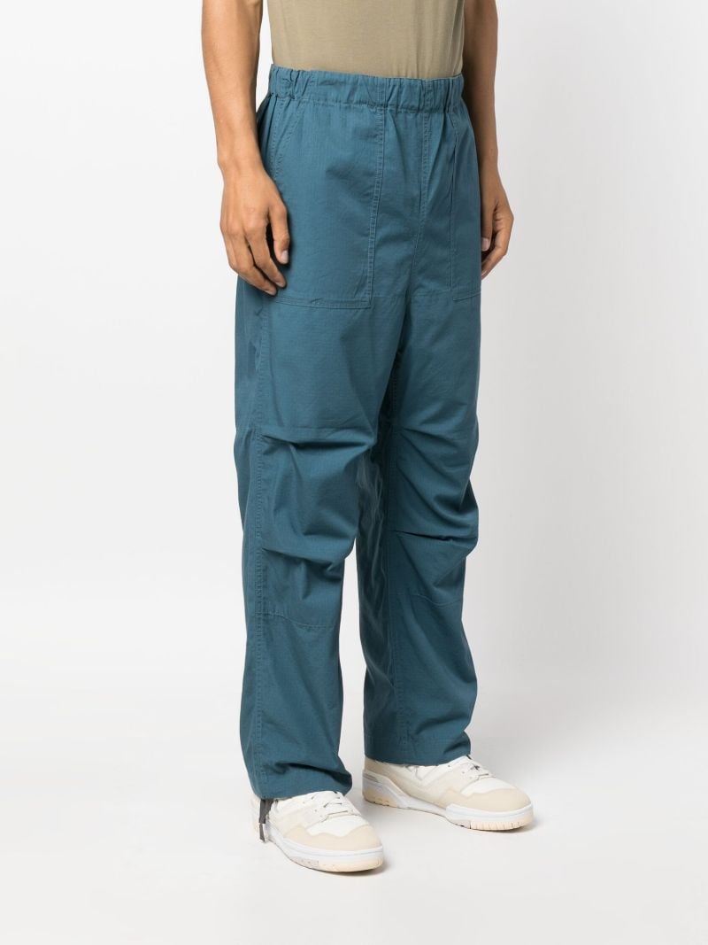 Blue Takibi Straight-leg Trousers