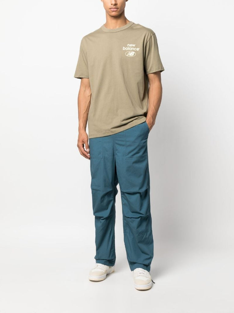 Blue Takibi Straight-leg Trousers