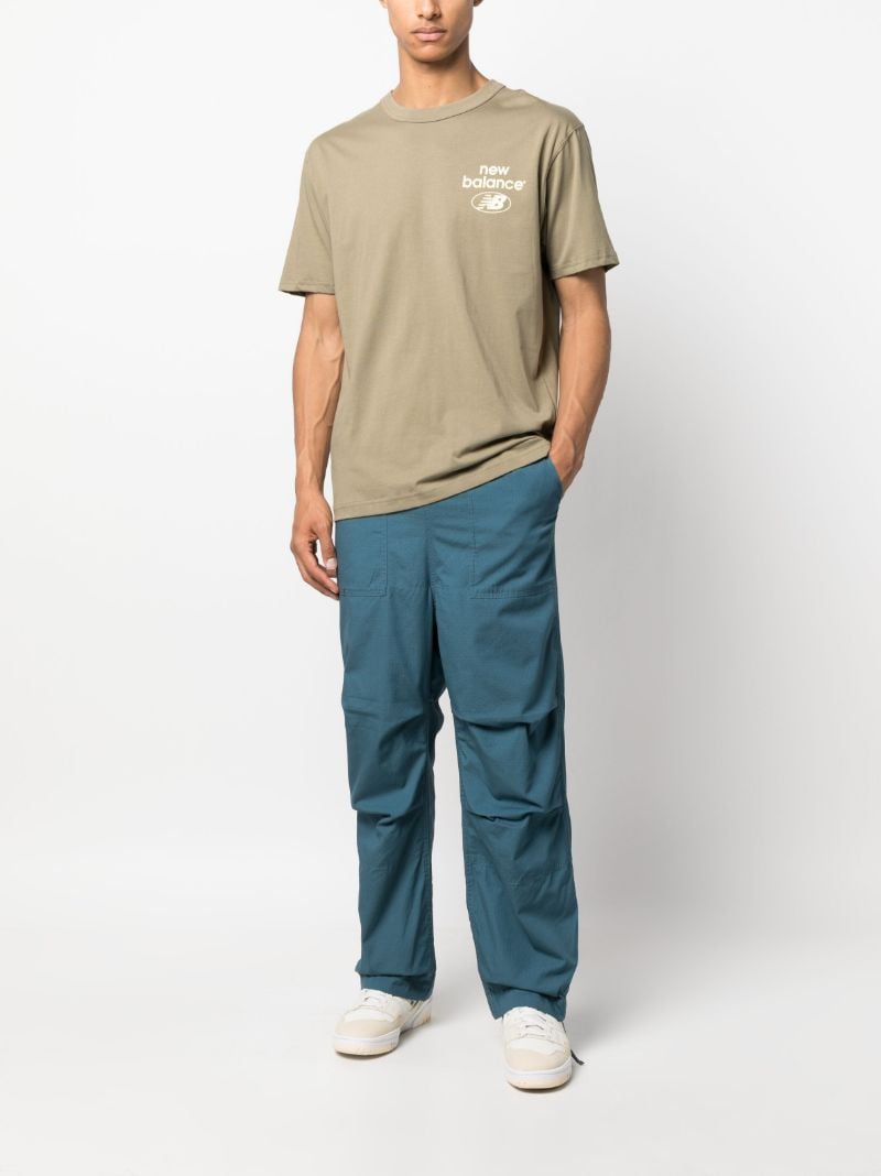 Blue Takibi Straight-leg Trousers