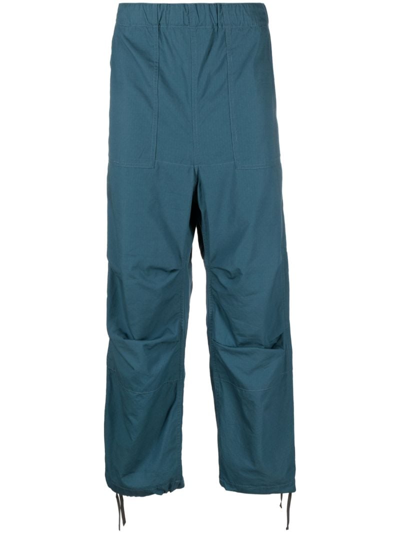 Blue Takibi Straight-leg Trousers