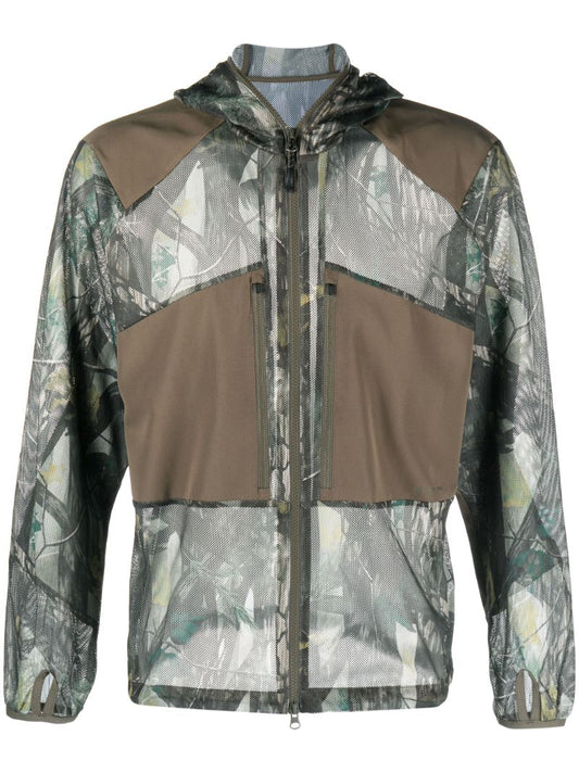 Brown Printed Insect Shield Jacket