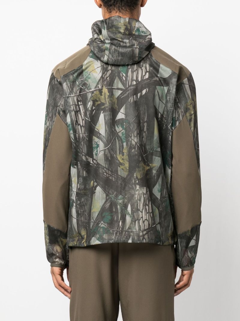 Brown Printed Insect Shield Jacket