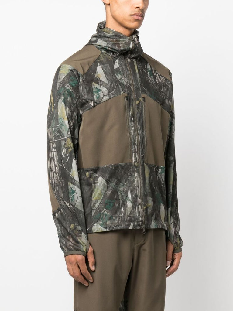 Brown Printed Insect Shield Jacket