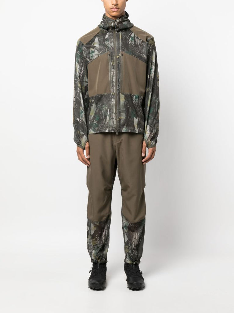 Brown Printed Insect Shield Jacket