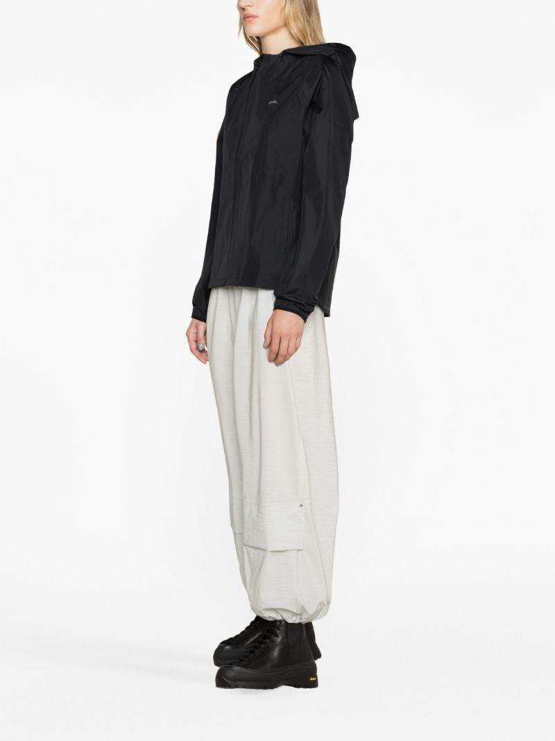 Black Commuter Cycling Hooded Jacket