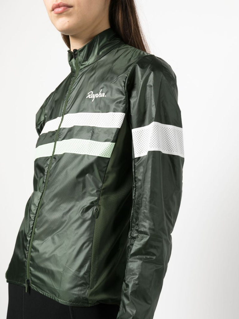 Green Brevet Windbreaker