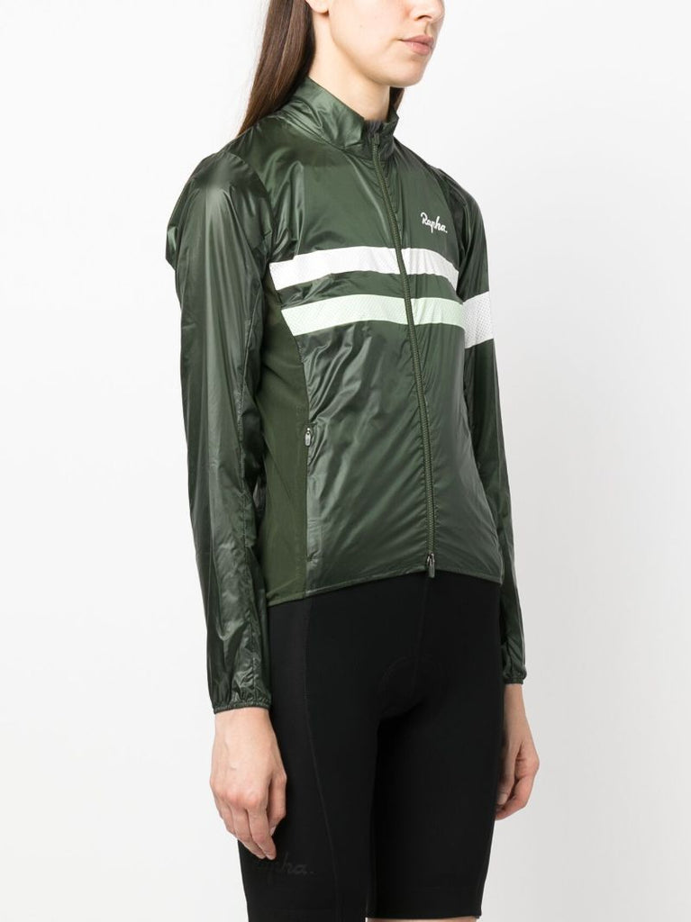 Green Brevet Windbreaker