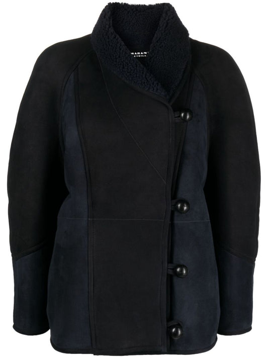 Blue Abeni Shearling Coat