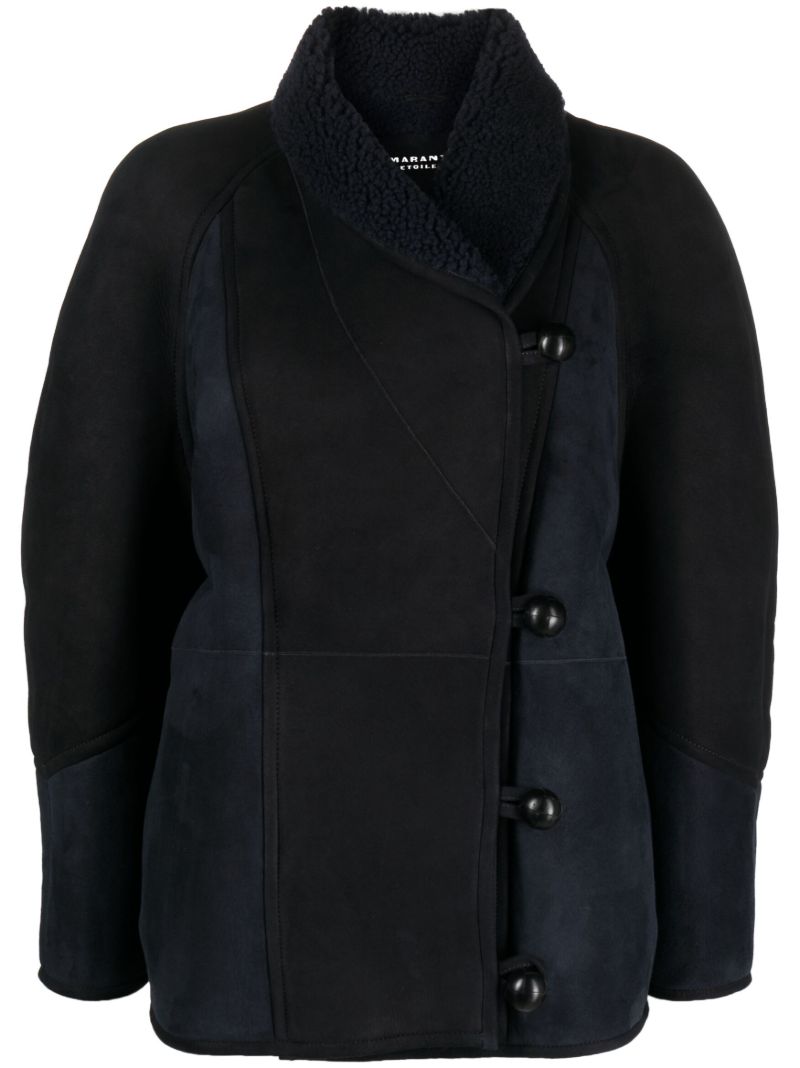 Blue Abeni Shearling Coat
