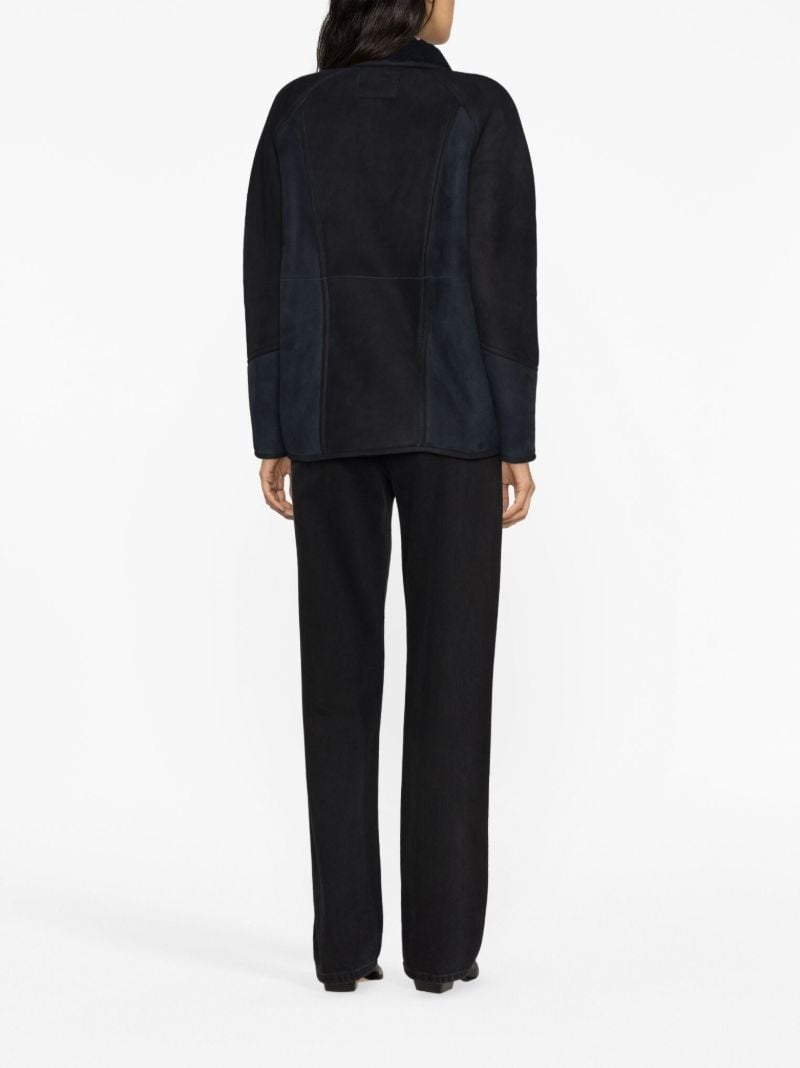 Blue Abeni Shearling Coat