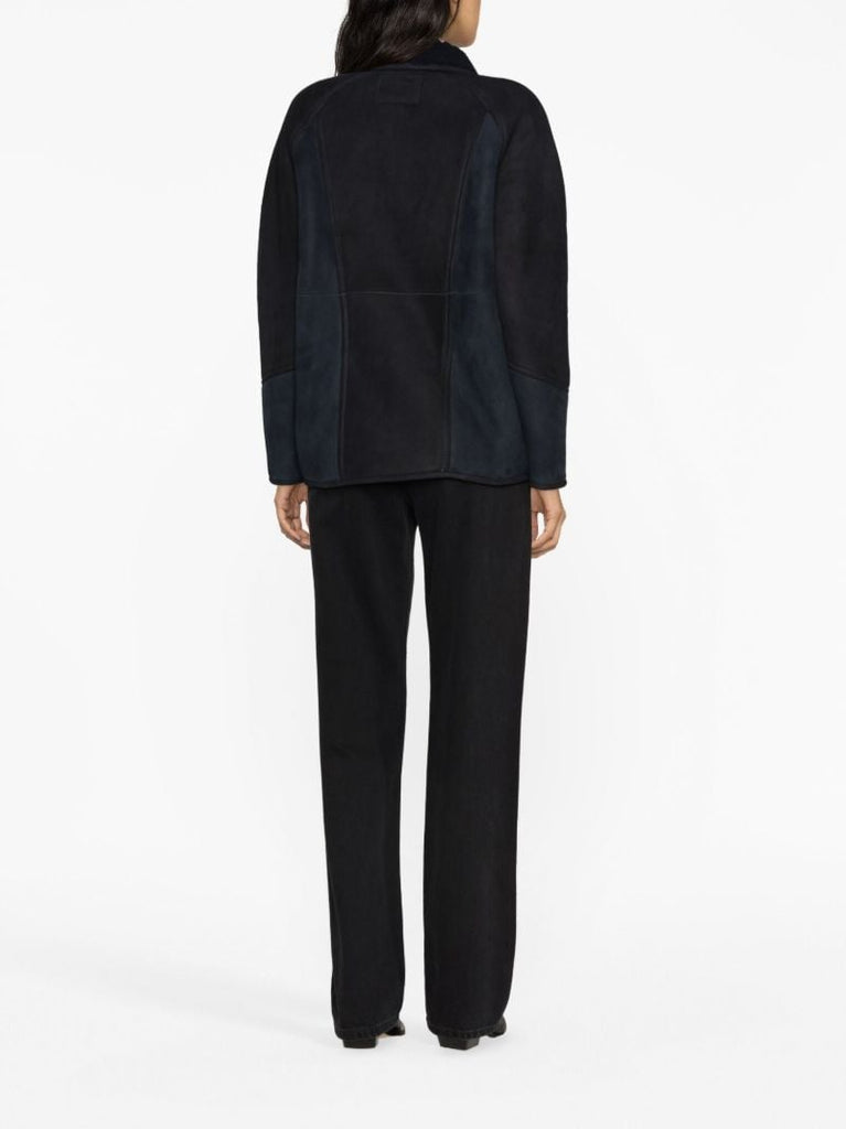 Blue Abeni Shearling Coat