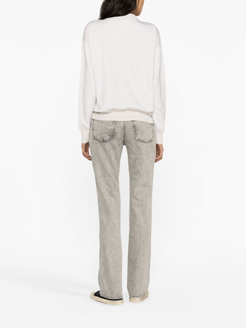 Grey Moby Logo-print Sweatshirt