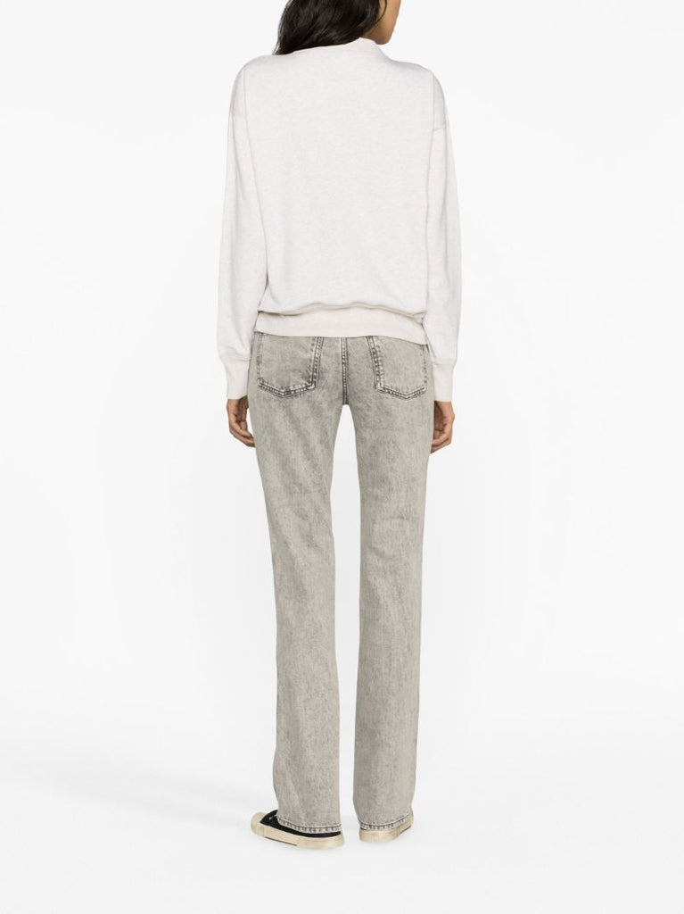Grey Moby Logo-print Sweatshirt