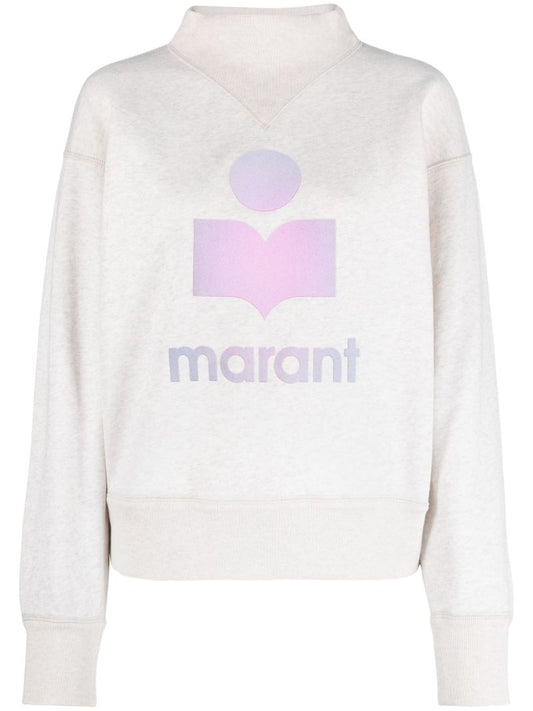 Grey Moby Logo-print Sweatshirt
